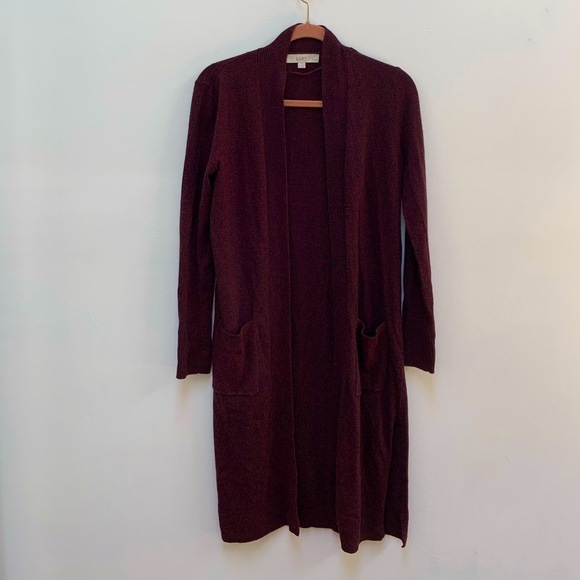 LOFT Sweaters - Loft size ps red cardigan